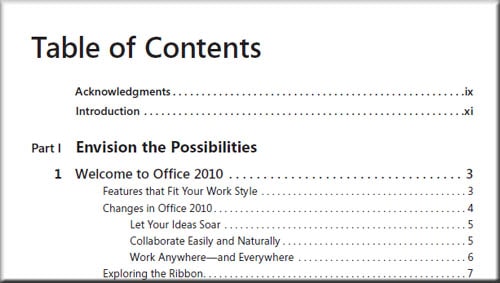 Office 2010 write a book