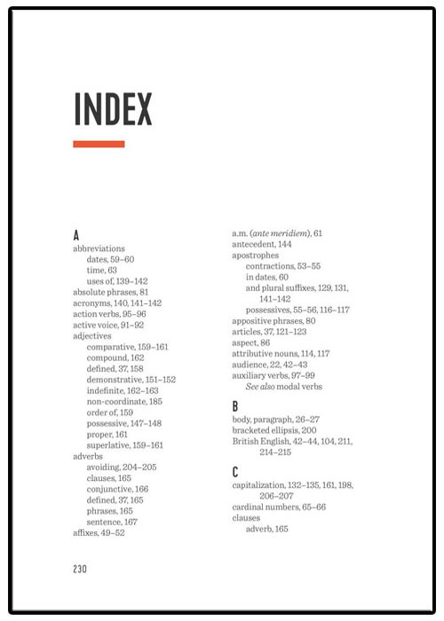 Blog What is the location of the index within a book?