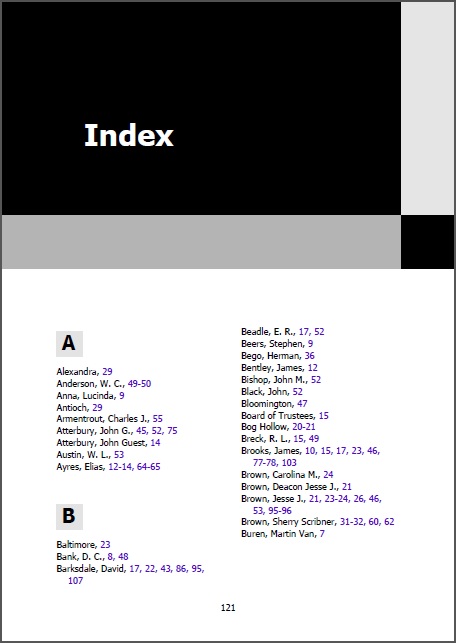 book index pdf index generator